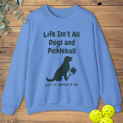 Dogs and Pickleball: Golden Retriever Sweatshirt