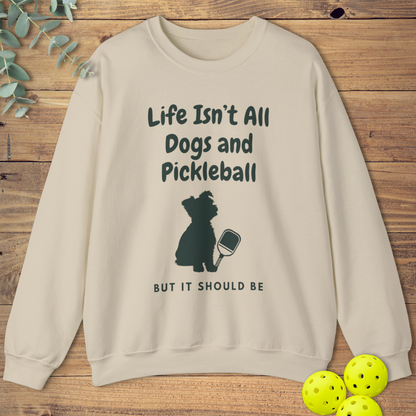 Dogs and Pickleball: Terrier Sweatshirt