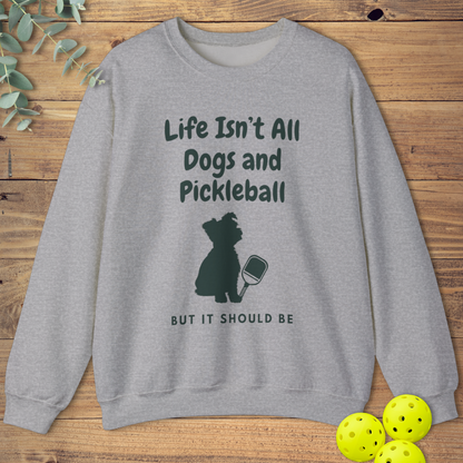 Dogs and Pickleball: Terrier Sweatshirt
