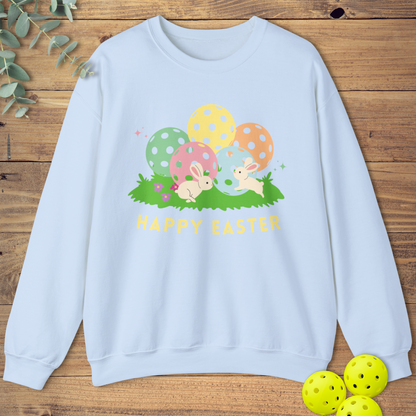 Happy Easter Pickleball Bunnies Sweatshirt