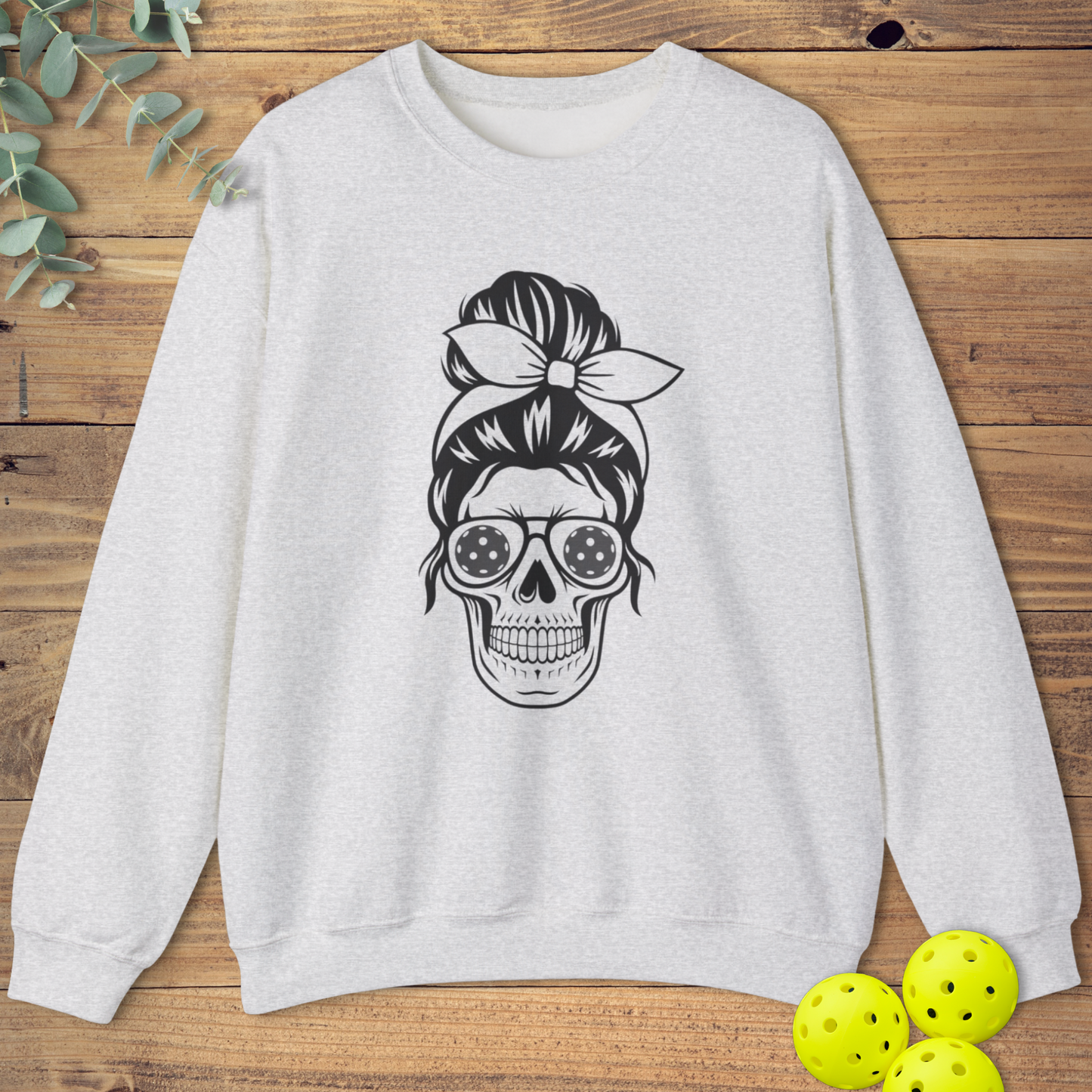 Pickleball Mom Skull Sweatshirt