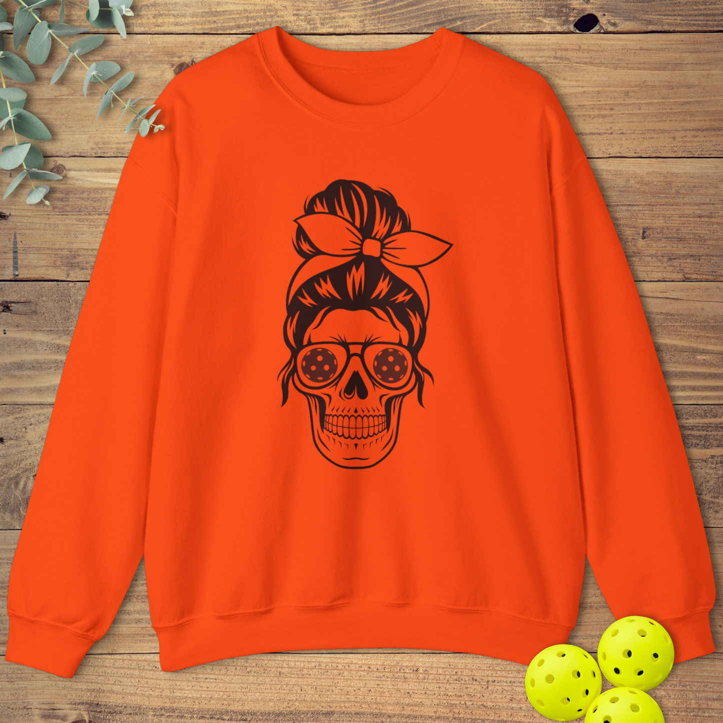 Pickleball Mom Skull Sweatshirt