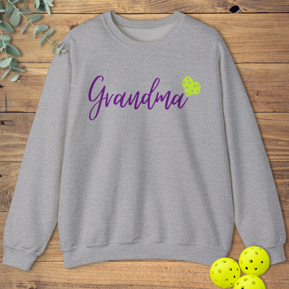 Pickleball Grandma Heart Sweatshirt