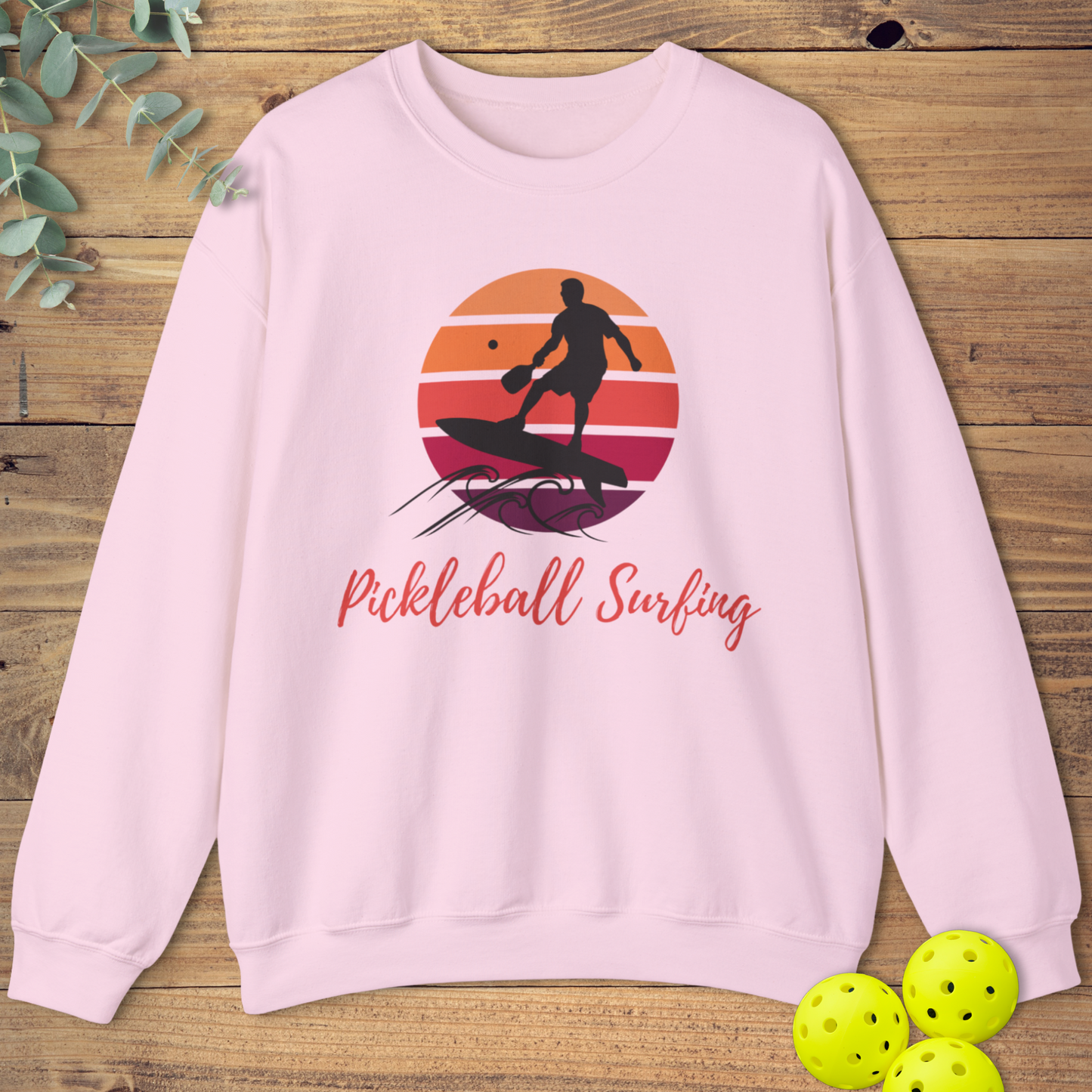 Pickleball Surfing Sweatshirt