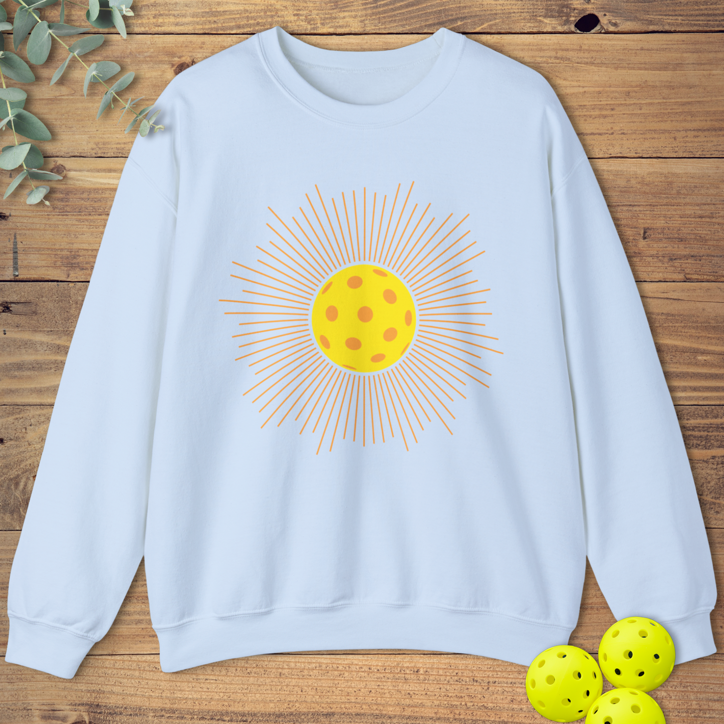 Pickleball Sun Rays Sweatshirt