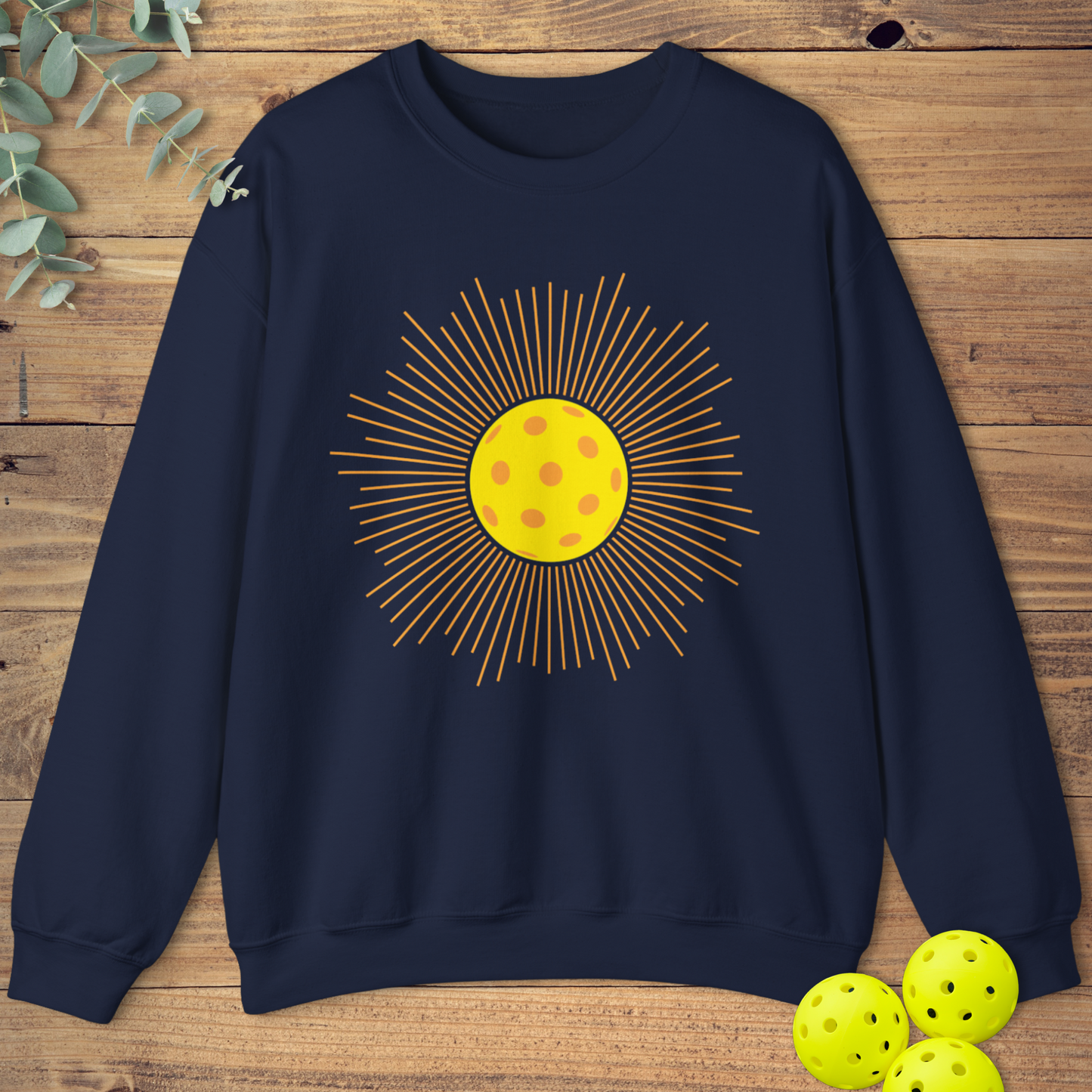 Pickleball Sun Rays Sweatshirt