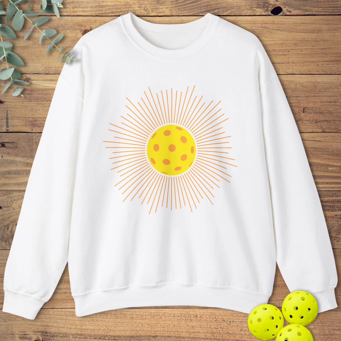 Pickleball Sun Rays Sweatshirt