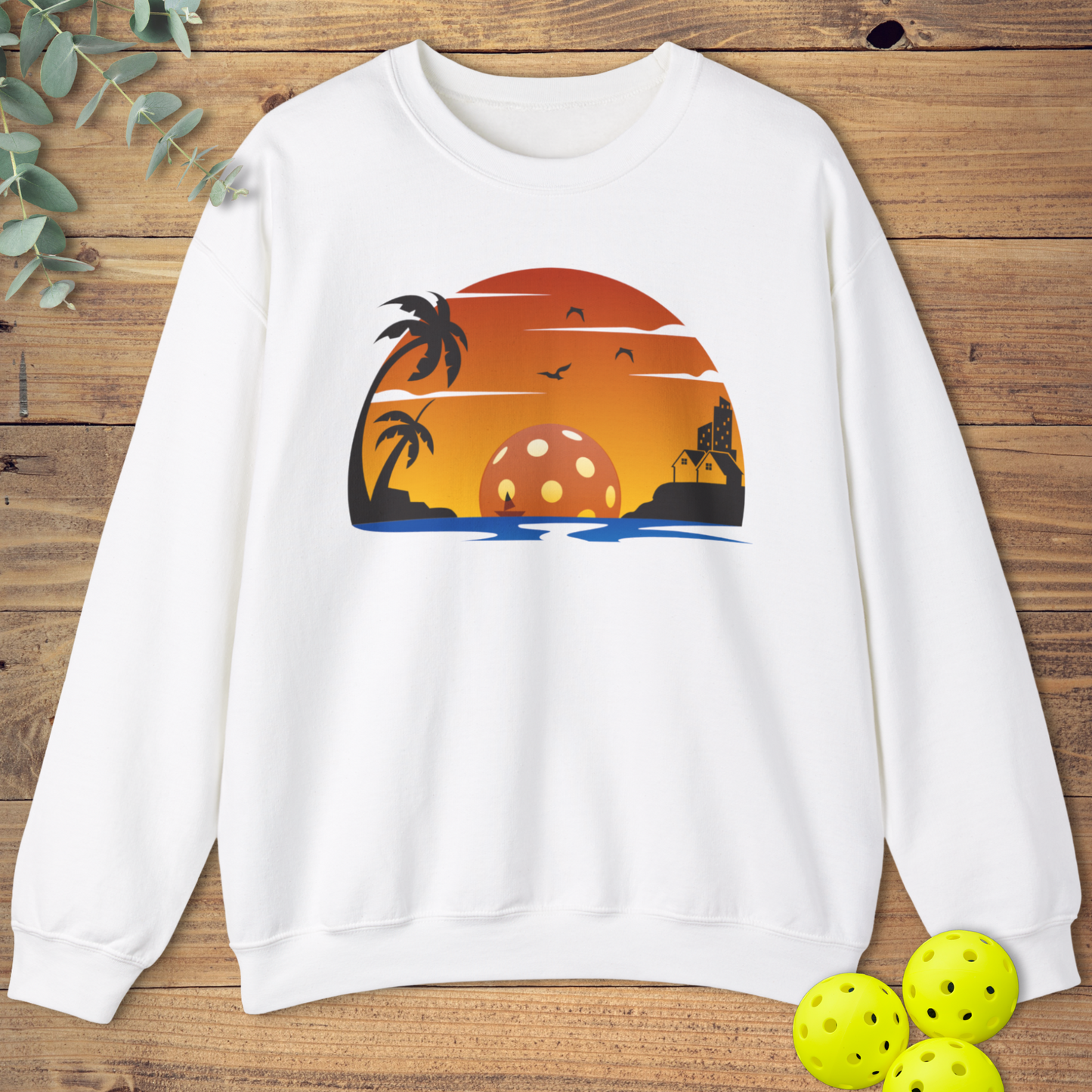 Pickleball Sunset Sweatshirt