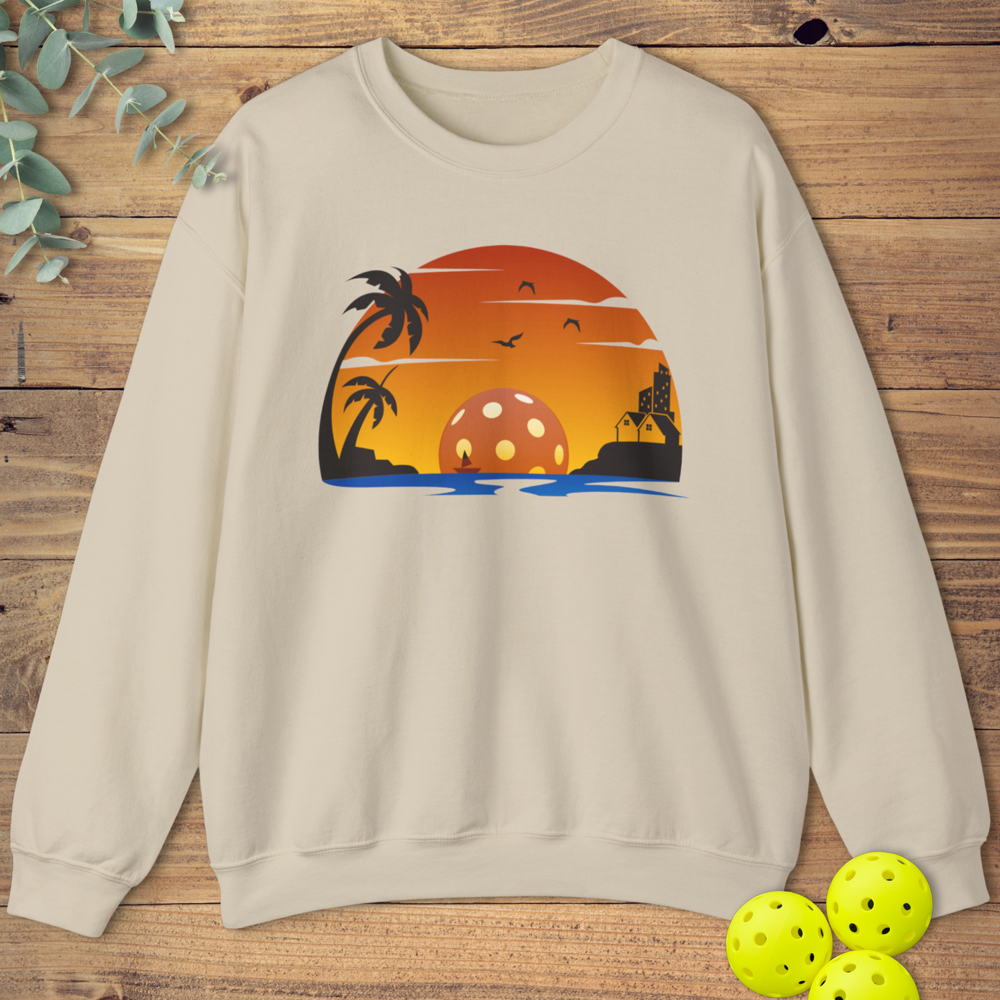 Pickleball Sunset Sweatshirt