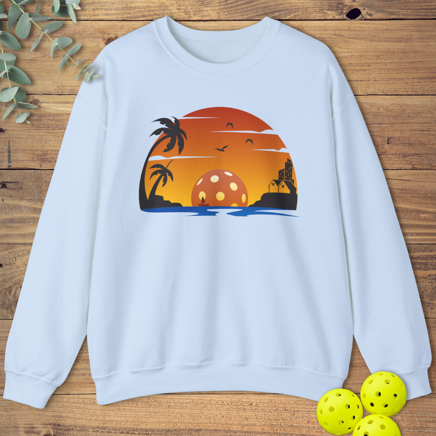 Pickleball Sunset Sweatshirt