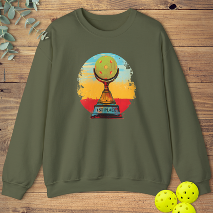 Pickleball First Place Trophy Sweatshirt