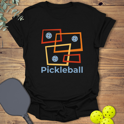 Retro Boxes Pickleball T-Shirt