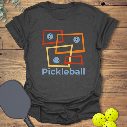Retro Boxes Pickleball T-Shirt