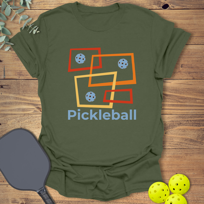Retro Boxes Pickleball T-Shirt