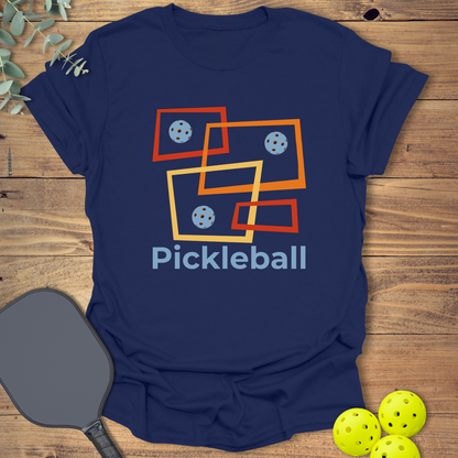 Retro Boxes Pickleball T-Shirt