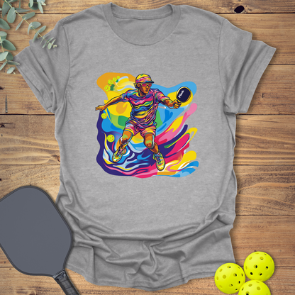 Colorful Player Pickleball T-Shirt