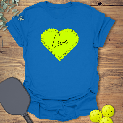 Green Heart Pickleball T-Shirt