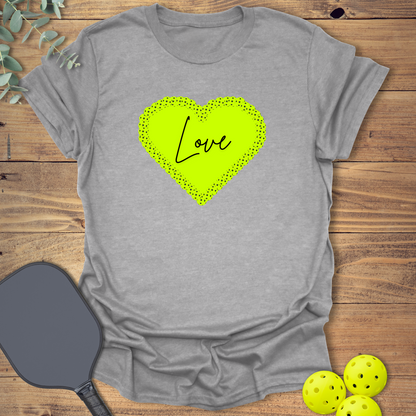 Green Heart Pickleball T-Shirt