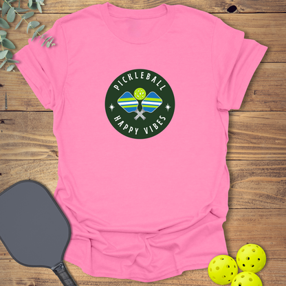 Happy Vibes Pickleball T-Shirt
