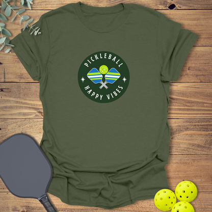 Happy Vibes Pickleball T-Shirt