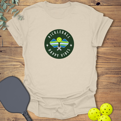 Happy Vibes Pickleball T-Shirt