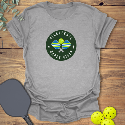 Happy Vibes Pickleball T-Shirt