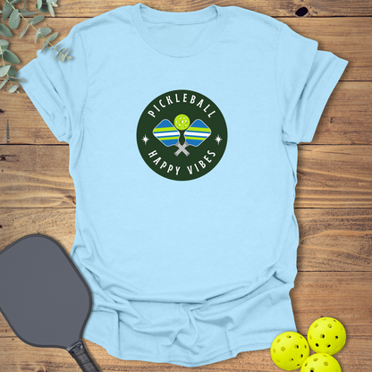 Happy Vibes Pickleball T-Shirt