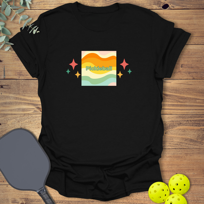 Retro Stars Pickleball T-Shirt
