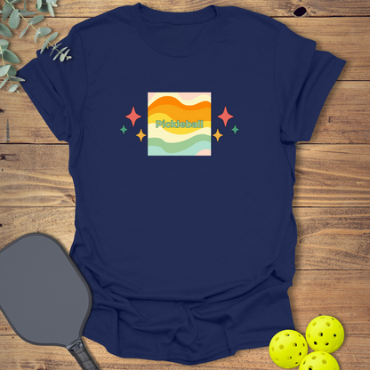 Retro Stars Pickleball T-Shirt
