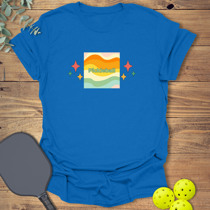 Retro Stars Pickleball T-Shirt