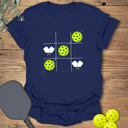 Tic Tac Toe Pickleball T-Shirt