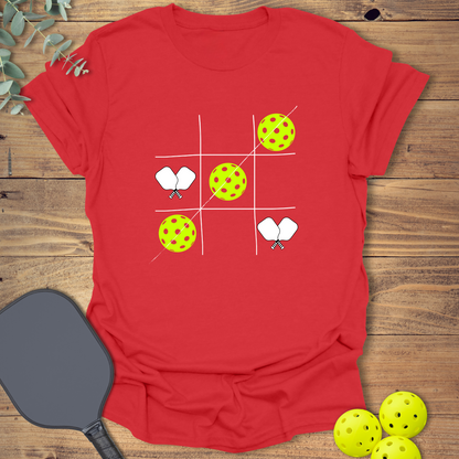 Tic Tac Toe Pickleball T-Shirt
