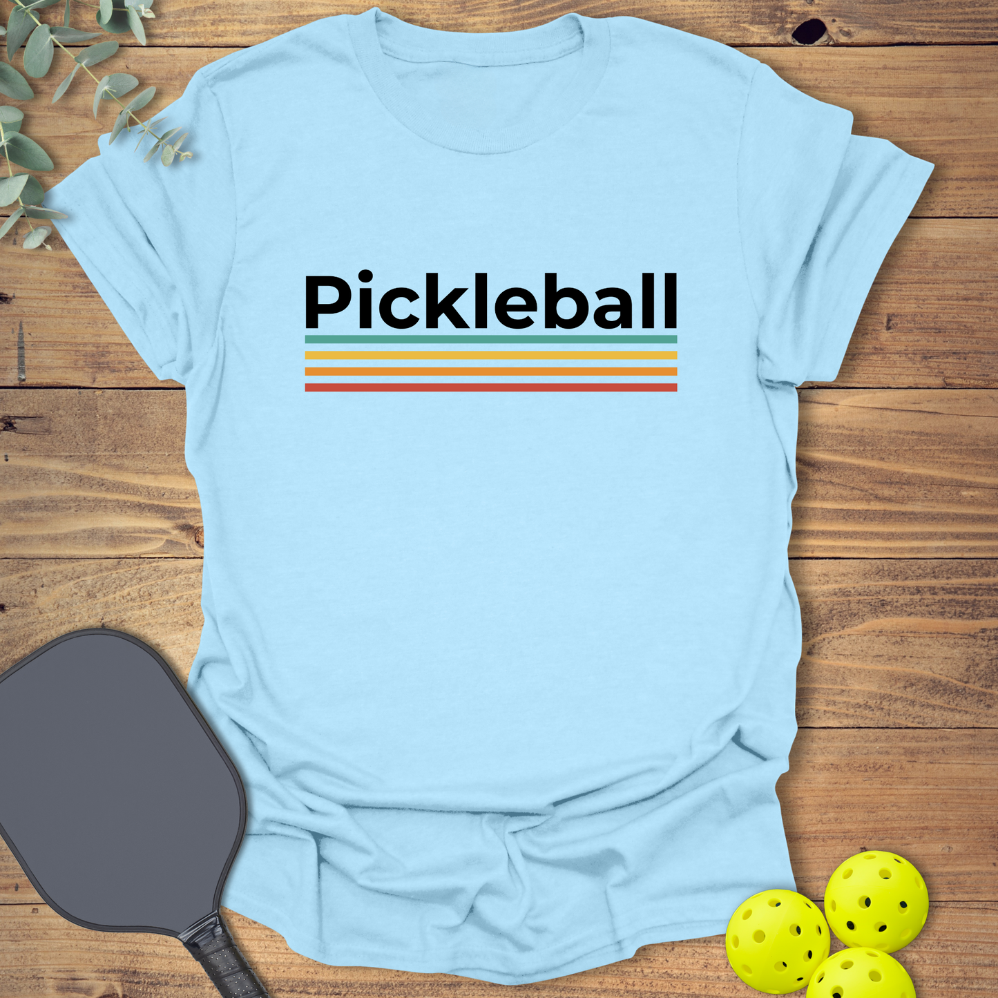 Retro Colors Pickleball T-Shirt