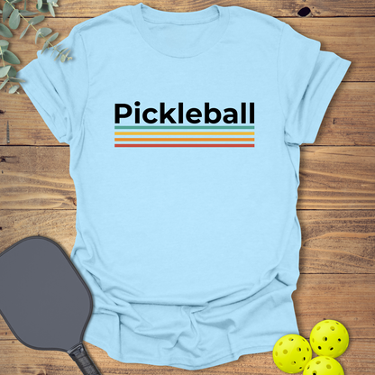 Retro Colors Pickleball T-Shirt
