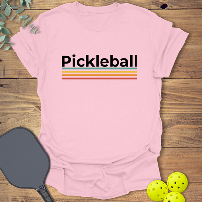 Retro Colors Pickleball T-Shirt