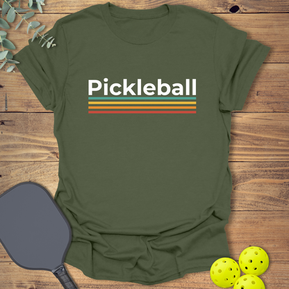 Retro Colors Pickleball T-Shirt