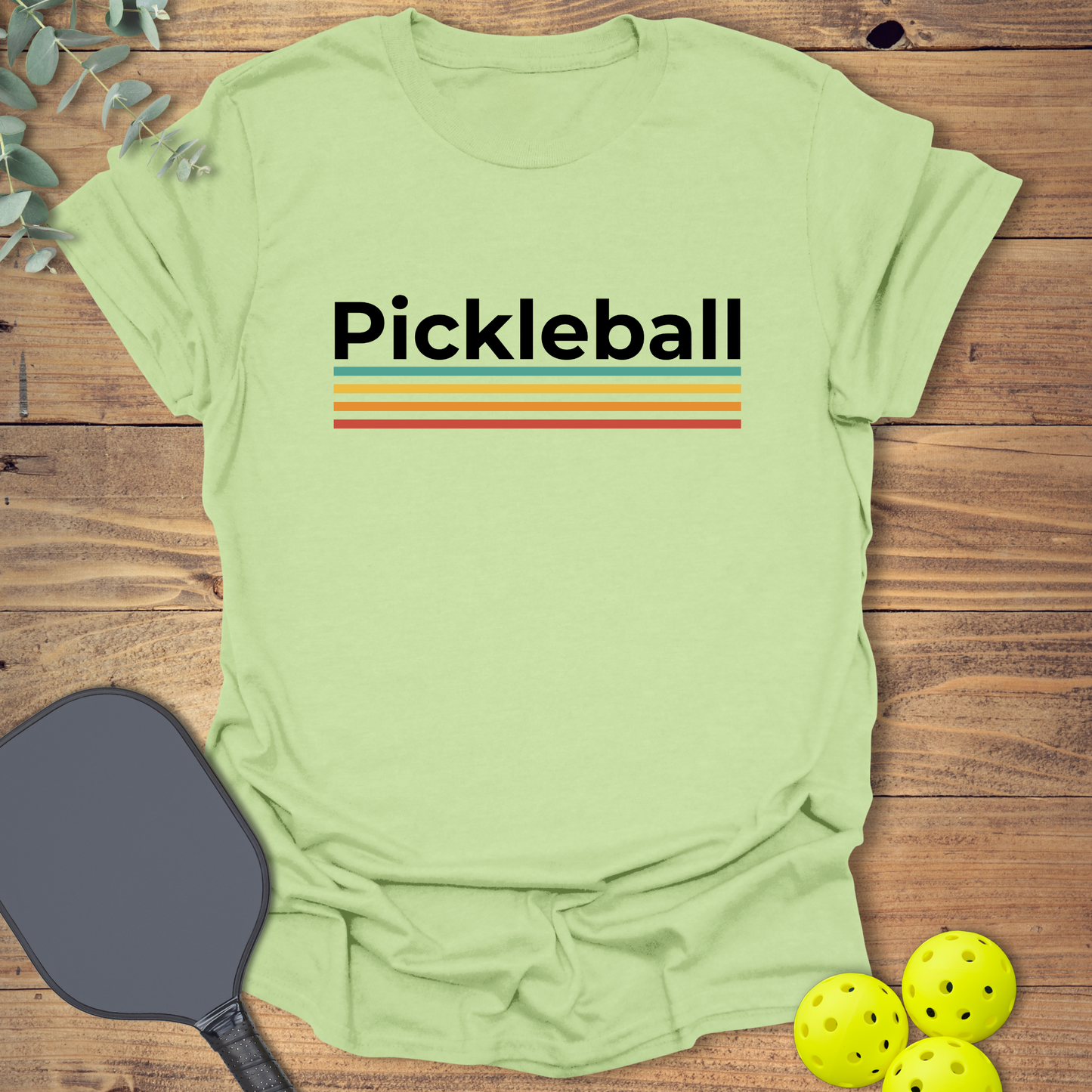 Retro Colors Pickleball T-Shirt