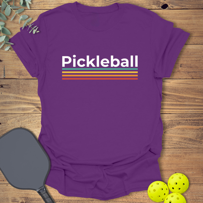 Retro Colors Pickleball T-Shirt