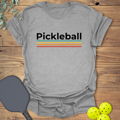 Retro Colors Pickleball T-Shirt