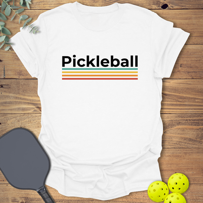 Retro Colors Pickleball T-Shirt