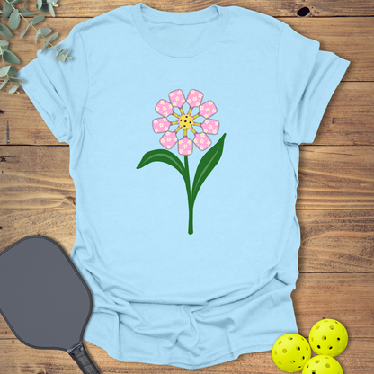 Paddles Flower Pickleball T-Shirt