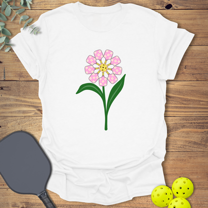 Paddles Flower Pickleball T-Shirt