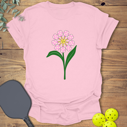 Paddles Flower Pickleball T-Shirt