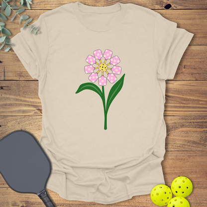 Paddles Flower Pickleball T-Shirt