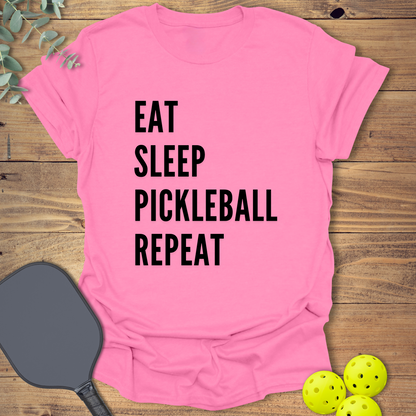 Eat Sleep Repeat Pickleball T-Shirt