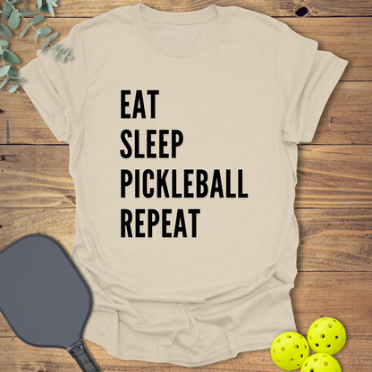 Eat Sleep Repeat Pickleball T-Shirt