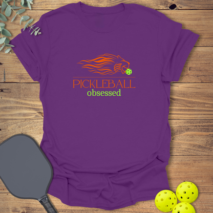 Obsessed Lion Pickleball T-Shirt