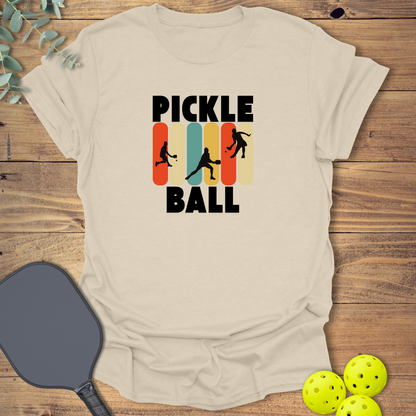 Pickleball Player Silhouettes T-Shirt