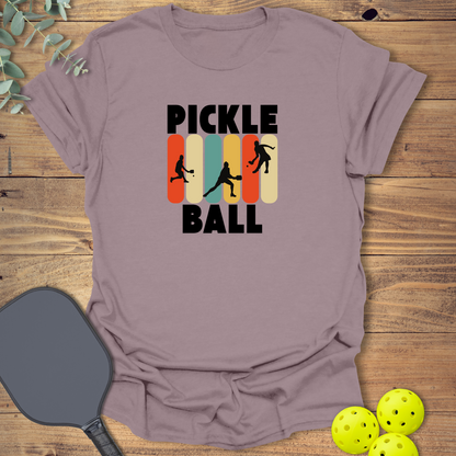 Pickleball Player Silhouettes T-Shirt