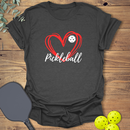 Pickleball Heart T-Shirt